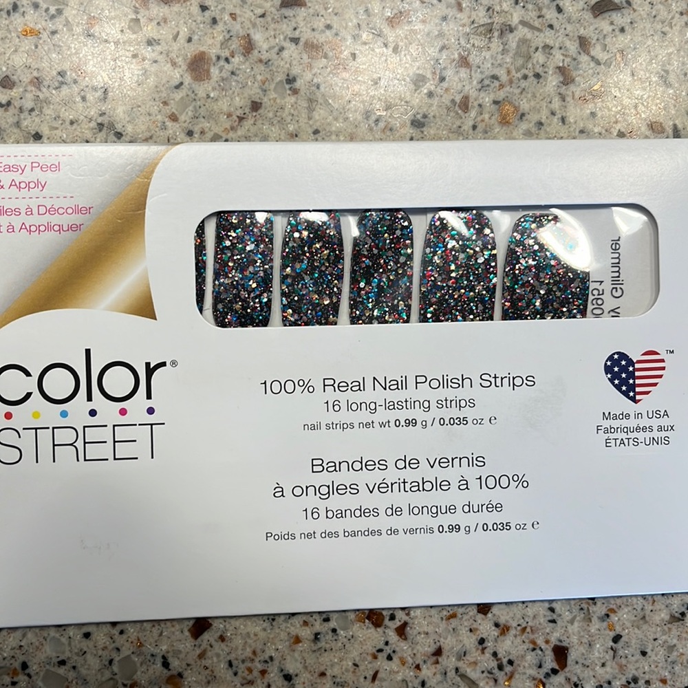 Broadway Glimmer Color Street Nail Strips